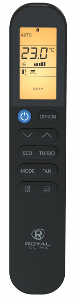 Купить кондиционер Сплит-система ROYAL CLIMA, ATTICA NERO (on/off), RC-AN22HN/IN / RC-AN22HN/OUT