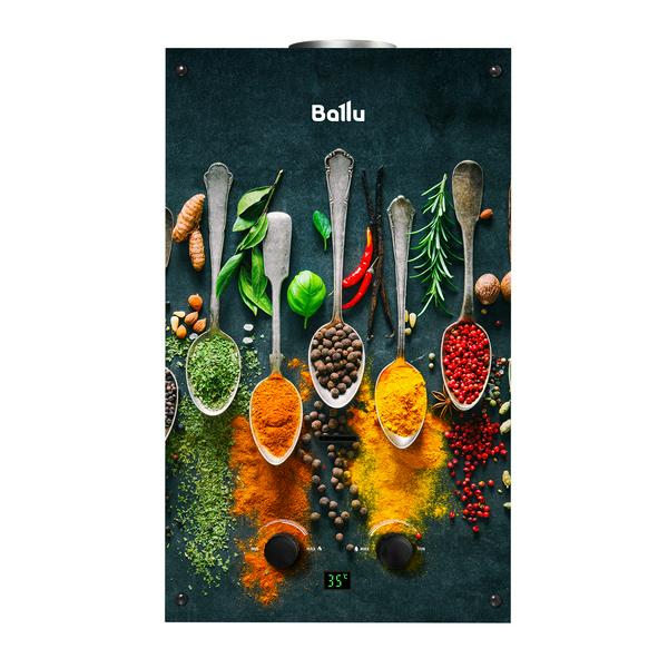 Купить кондиционер Колонка газовая BALLU, FIERY GLASS, GWH 10 Fiery Glass Curry