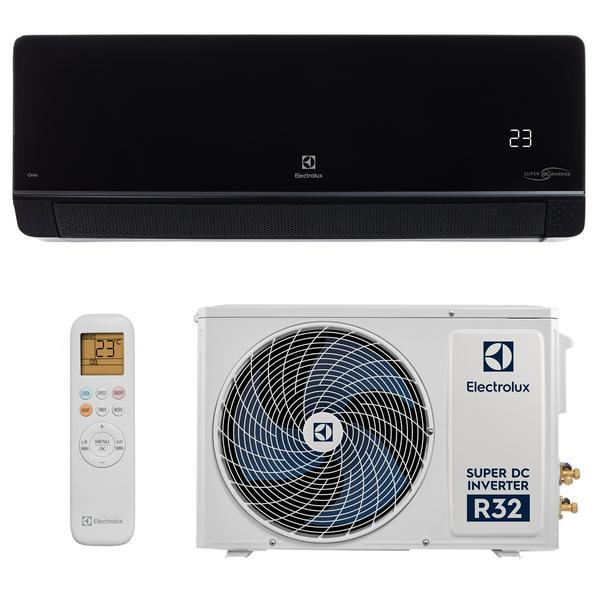 Купить кондиционер Сплит-система ELECTROLUX, ONIX BLACK SUPER DC Inverter, EACS/I-12HIX-BLACK/N8/in / EACS/I-12HIX-BLACK/N8/out